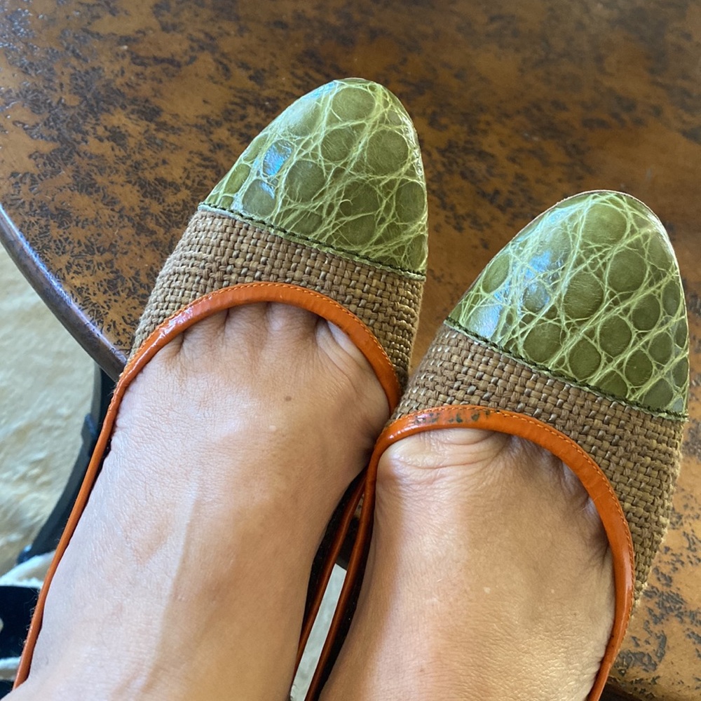 Prada leather and canvas pump IT 40 - Picture 11 of 13